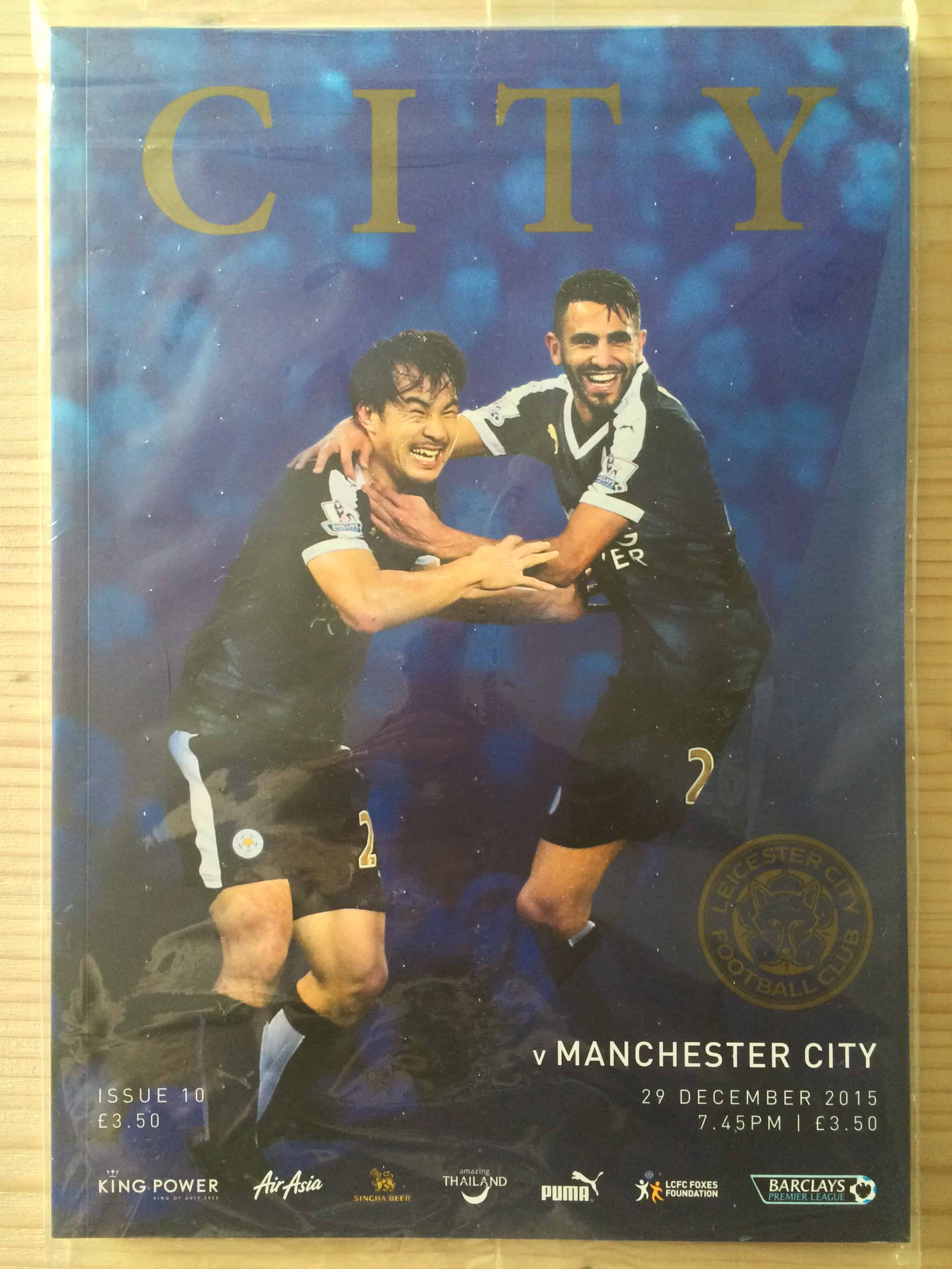 Leicester City FC v Manchester City FC